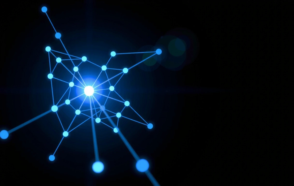 Abstract data architecture visualization